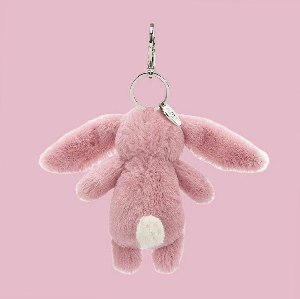 Bashful Tulip Bunny Bag Charm — gallery view 2