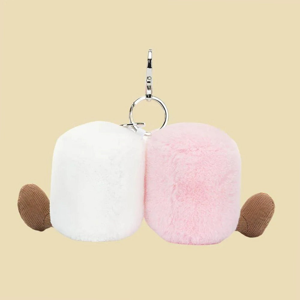 Amuseables Pair of Marshmallows Bag Charm — gallery view 2