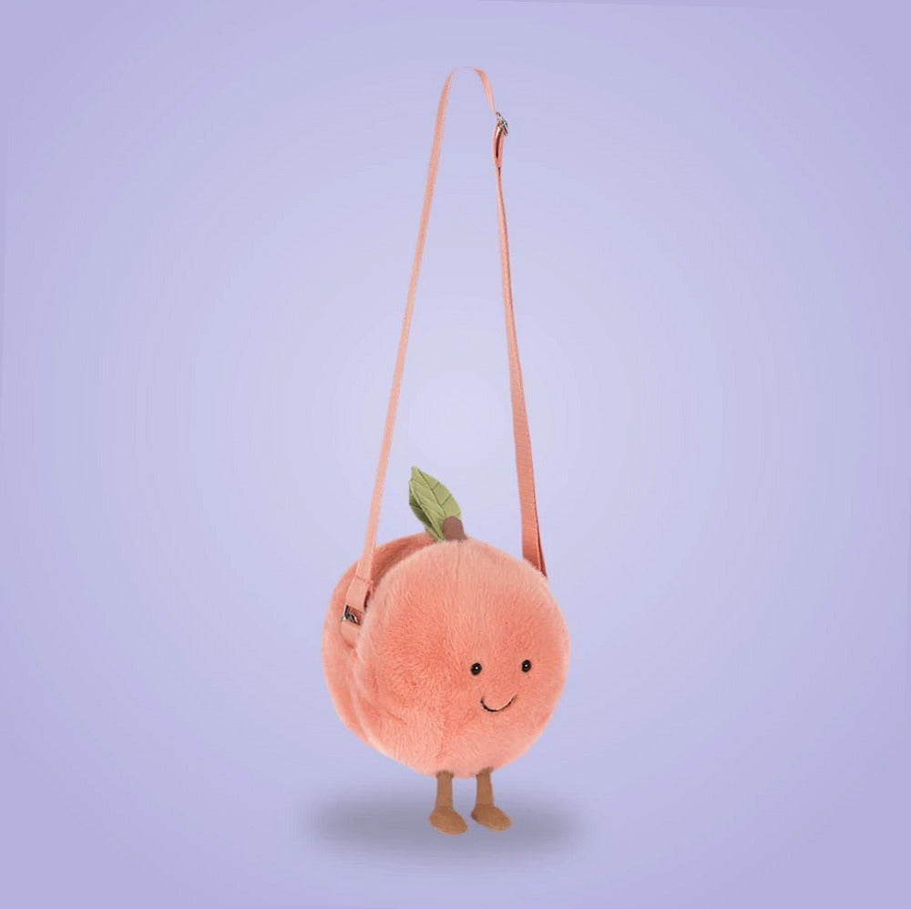 Amuseables Peach Shoulder Bag — front view