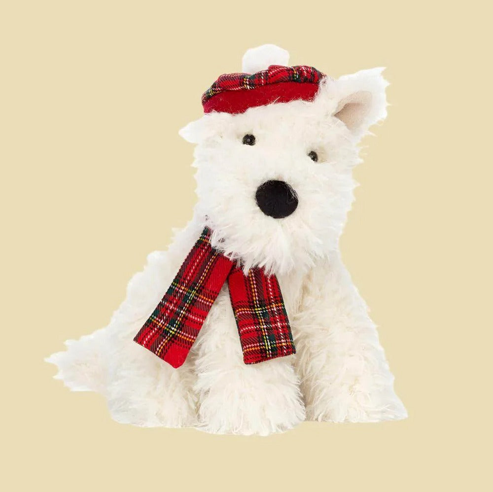 Winter Warmer Munro Scottie Dog — front view
