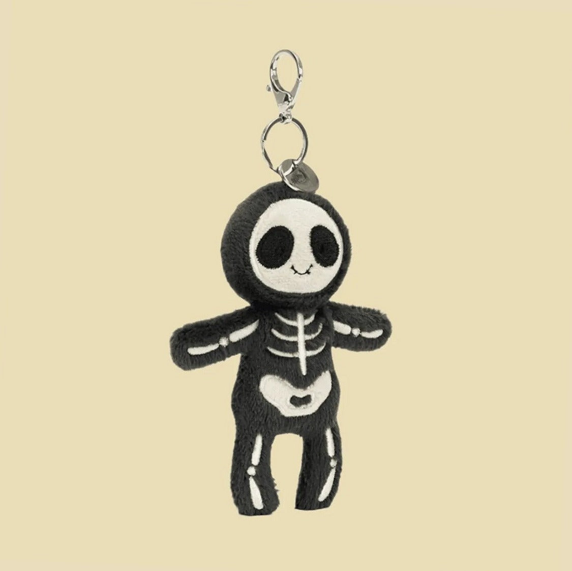 Skeleton Bob Bag Charm — front view