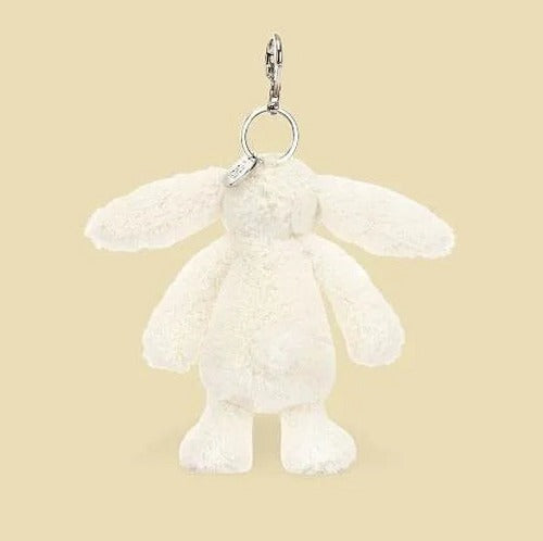 Blossom Cream Bunny 'Berry' Bag Charm — gallery view 3