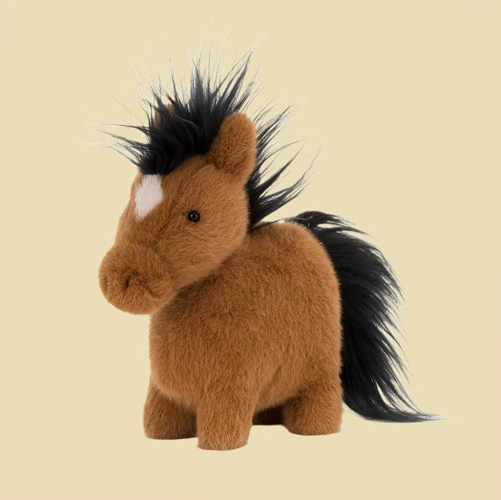 Clippy Clop Bay Pony — front view