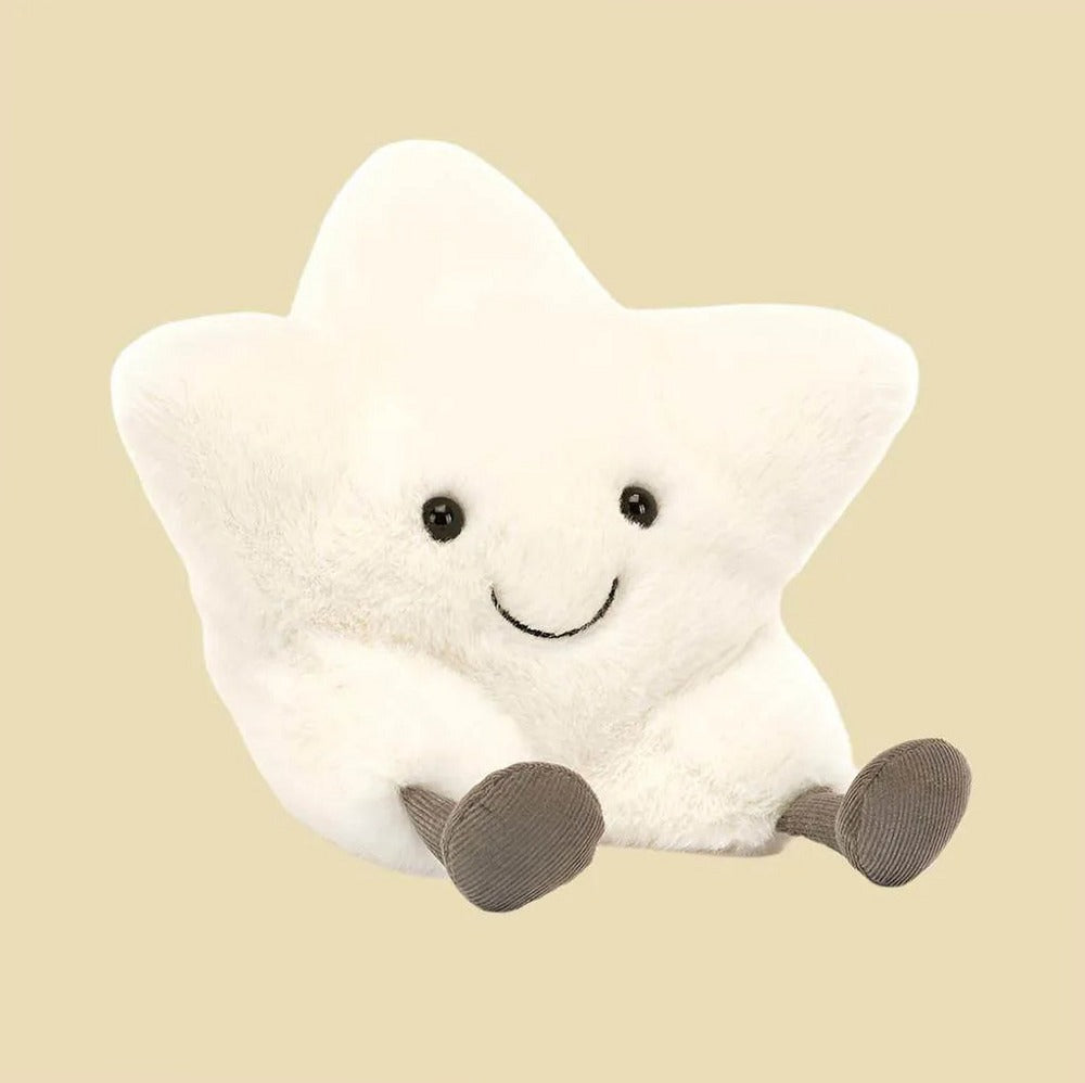 Amuseables Cream Star — front view