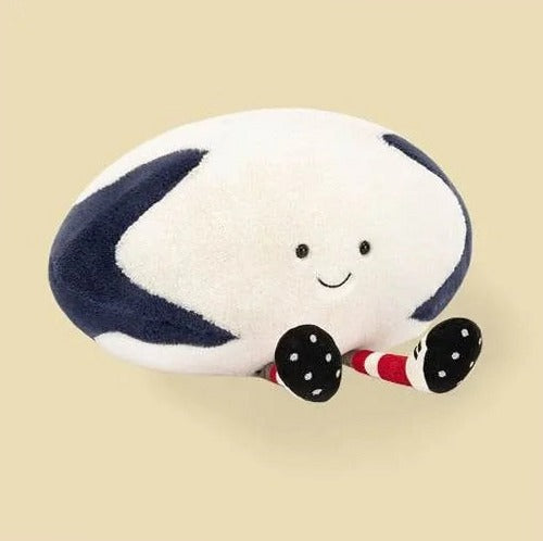 Amuseables Sports Rugby Ball — front view