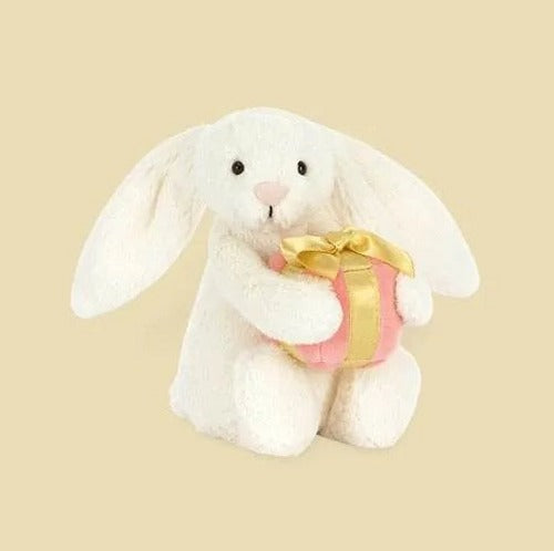 Bashful Bunny with Present — front view
